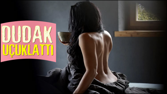 YARIM ÇIPLAK POZ VERDİ