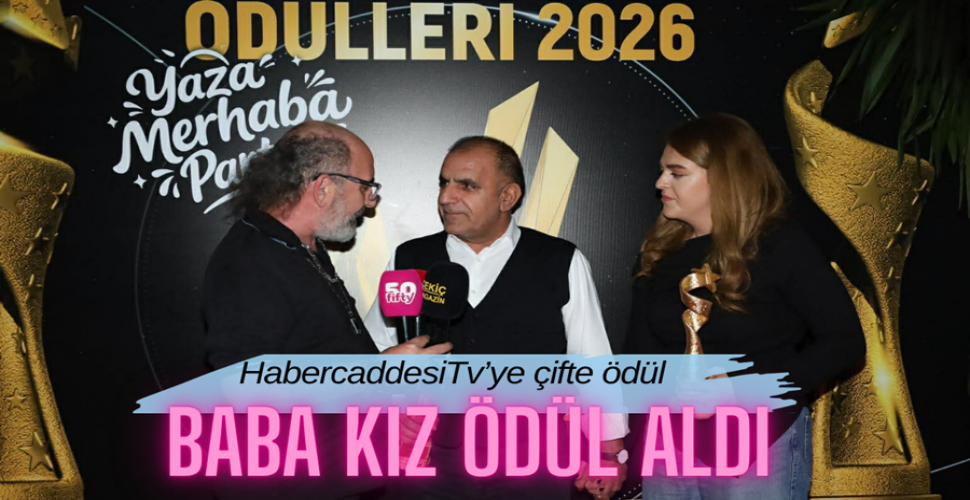 BABA-KIZ AYNI GECEDE ÖDÜL ALDI