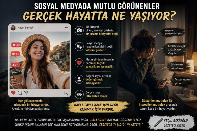 SOSYAL MEDYADA MUTLU GÖRÜNENLER GERÇEK HAYATTA NE YAŞIYOR?!..
