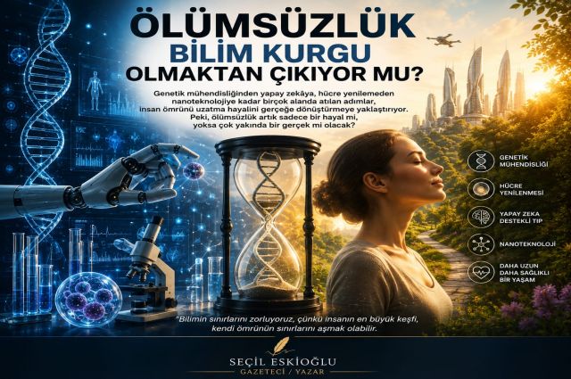 ÖLÜMSÜZLÜK BİLİM KURGU OLMAKTAN ÇIKIYOR MU?