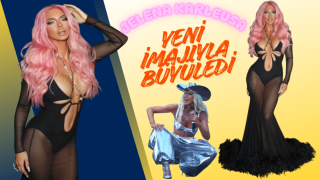 JELENA KARLEUSA’DAN PİNK BARBİE İMAJI